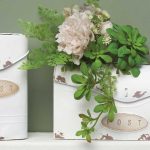 Metal Vintage Mail Box Distressed Post Box Wall Planter Shabby Chic