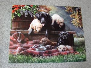 Kevin Daniel Family Time Lab Hunting Print