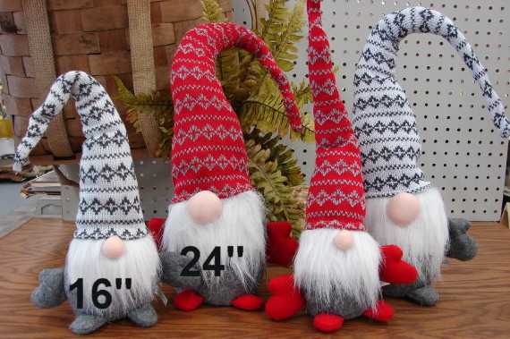 Scandinavian Gnome Sweater Hat, Moose-R-Us.Com Log Cabin Decor