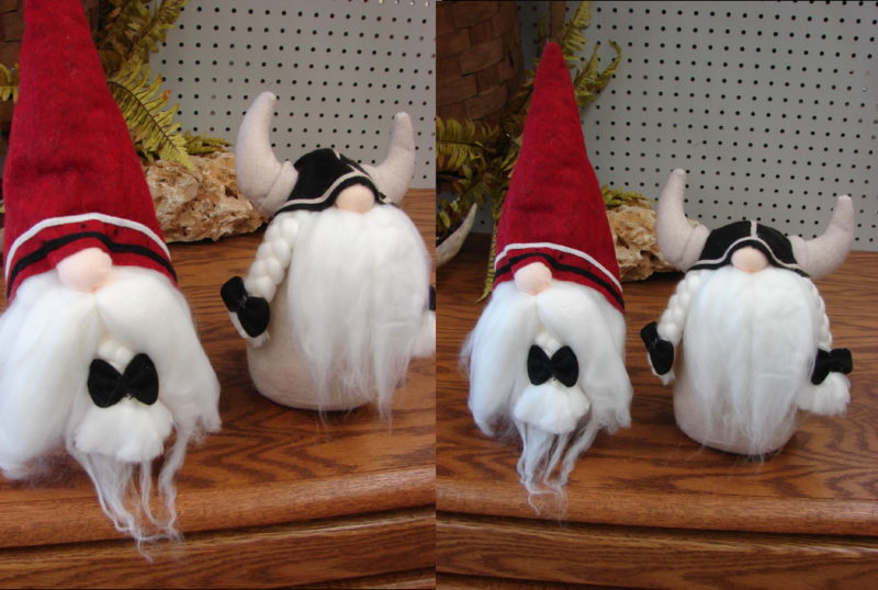 Scandinavian Gnome Viking Henrik &#038; Helgi, Moose-R-Us.Com Log Cabin Decor