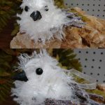 Fluffy Snow Bird Twig Tail Northwoods Ornament - Image 2