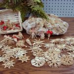 Scandinavian Straw Ornament Swedish Lodge Ornaments Tree Topper Garland - Image 6