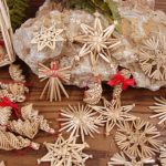 Scandinavian Straw Ornament Swedish Lodge Ornaments Tree Topper Garland