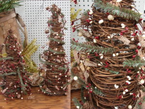 Primitive Twig Tree Pine Berries Pinecone Wrap 18 or 24"