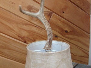 Real Antlers Elk Deer Antler Lamp Shade Top Finial