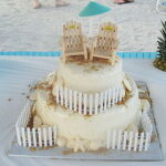 Adirondack Beach Chair Coastal Wedding Cake Topper Miniature Doll House - Image 9