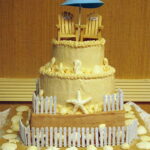 Adirondack Beach Chair Coastal Wedding Cake Topper Miniature Doll House - Image 10