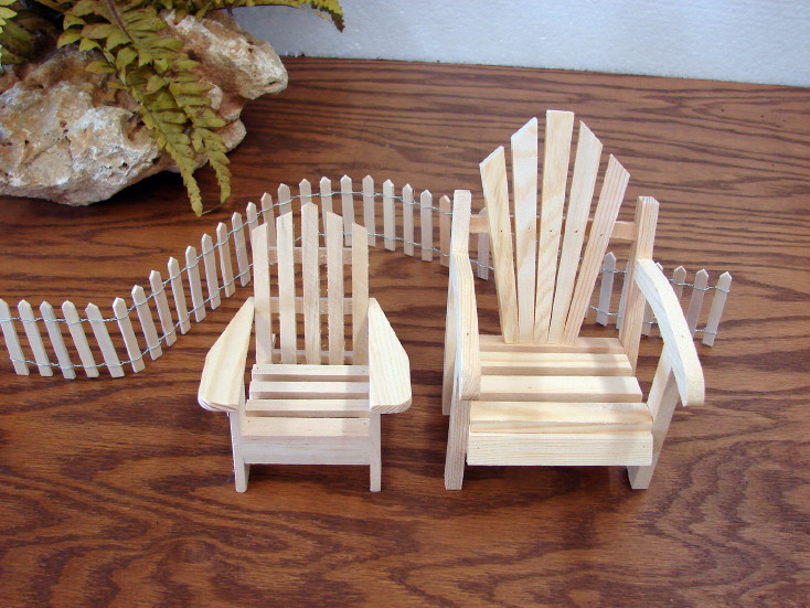 Miniature adirondack chairs deals