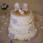 Adirondack Beach Chair Coastal Wedding Cake Topper Miniature Doll House - Image 6