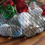 Glass Gems Jingle Bells Christmas Colors Vase Filler Crystal White Red Gems - Image 2