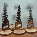 Handcrafted Rustic Antique Hand Saw Metal Art Pine Tree Unique - Image 3