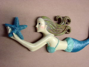 Canvas Light Up Mermaid Lounge Sign Wall Hanging, Moose-R-Us.Com Log Cabin Decor