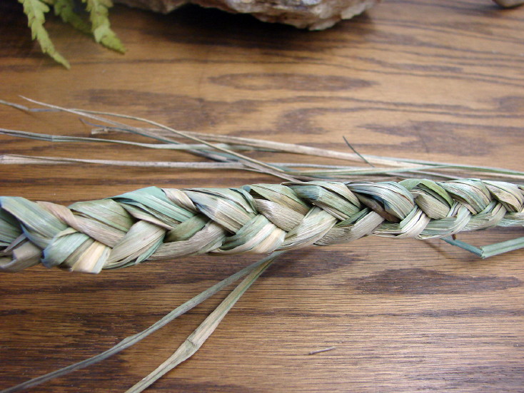 Authentic Ojibwe Indian Sweet Grass Braid Smudge Incense Purify, Moose-R-Us.Com Log Cabin Decor