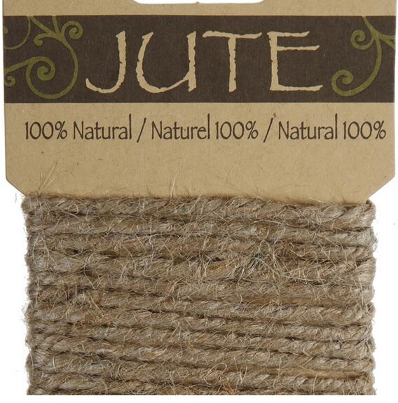 Natural Jute Rope Twine Crafts Ribbon String Craft Ornament Hanger -   Log Cabin Decor