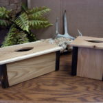 Rustic Bark on Hickory Bathroom Kitchen Accessories Towel Bar Peg Rack - Image 3