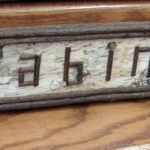 Rustic Primitive Real Birch Bark and Twig #CabinLife Hashtag Cabin Sign - Image 2