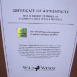 Rustic Printed Birch Bark and Twig Welcome to our Cabin Authentic Wild Wings Sign - Image 3