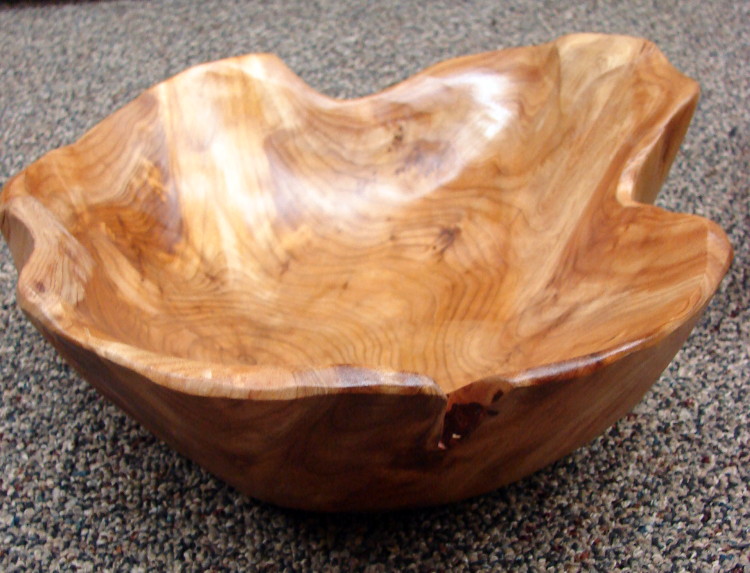 Hand Carved Bowls Exotic Root Wood Rustic Primitive Centerpiece Bowl, Moose-R-Us.Com Log Cabin Decor