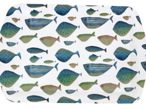 Fishing Cabin Decor Fish Tales Melamine Fishing Theme Serving Tray