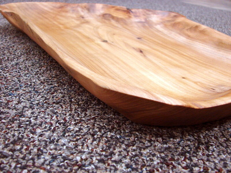 Hand Carved Exotic Root Wood Rustic Primitive Centerpiece Platter Plate, Moose-R-Us.Com Log Cabin Decor