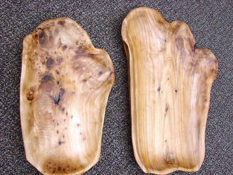 Hand Carved Exotic Root Wood Rustic Primitive Centerpiece Platter Plate, Moose-R-Us.Com Log Cabin Decor