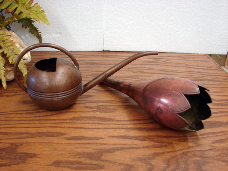 Vintage Rustic Copper Decorating Accessories Vase Bowl Pot Pitcher Planter, Moose-R-Us.Com Log Cabin Decor