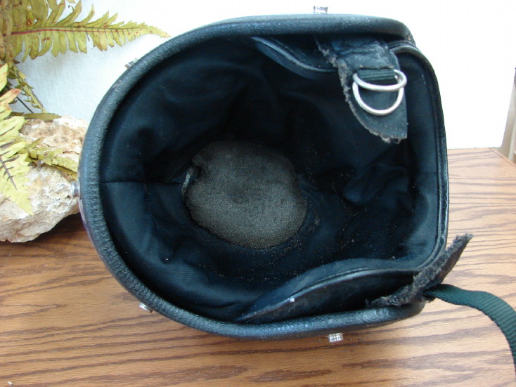 Vintage Snowmobile Motorcycle Purple Lavender Glitter Metal Flake Fleck Helmet w/ Box - Image 4