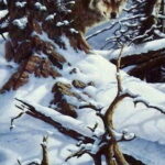 Derk Hansen Framed Eyes of the Wild Wolf Hare Artwork - Image 3