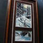 Derk Hansen Framed Eyes of the Wild Wolf Hare Artwork