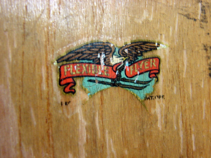 Antique Flexible Flyer USA Wood Snow Skis 1930&#8217;s Ski Lodge Decor, Moose-R-Us.Com Log Cabin Decor