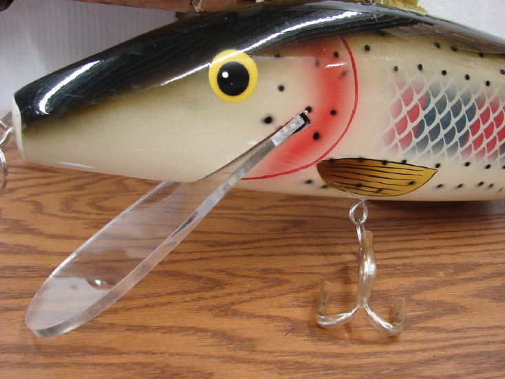 Giant Oversized Rapala Fishing Lure Store Display Hanging Minnow Cabin Decor