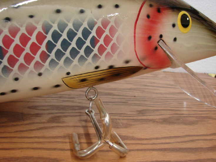 Giant Oversized Rapala Fishing Lure Store Display Hanging Minnow Cabin Decor