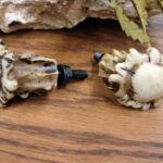 Set/4 Realistic Deer Antler Cabinet Drawer Hardware Pull Knob - Image 2