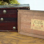 Antique Mah-Jongg Ivory/Bamboo Tile Game with Original Wooden Box Mahjong - Image 4