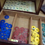 Antique Mah-Jongg Ivory/Bamboo Tile Game with Original Wooden Box Mahjong - Image 8