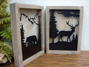 Moose Napkin Holder Wrought Iron Country Cabin Hunting Lodge Restaurant Decor