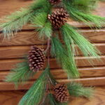 Massive Long Needle Pine Cone Garland Pick Realistic Real Pinecones