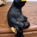 Big Sky Carvers Bearfoots Bears Jeff Fleming Seth Black Bear Shelf Sitter - Image 2
