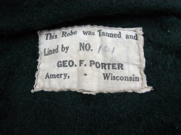 Real Tanned Lined Black Bear Robe Blanket Taxidermy Hide Pelt Fur Throw