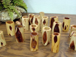 Hand Carved Diamond Willow Coffee Cup Mug Tree Coffee Bar, Moose-R-Us.Com Log Cabin Decor