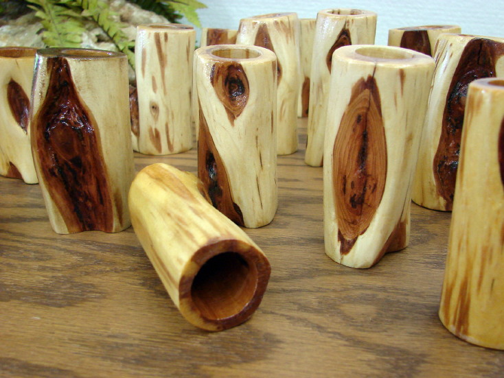 Hand Carved Diamond Willow Log Toothpick Holder, Moose-R-Us.Com Log Cabin Decor