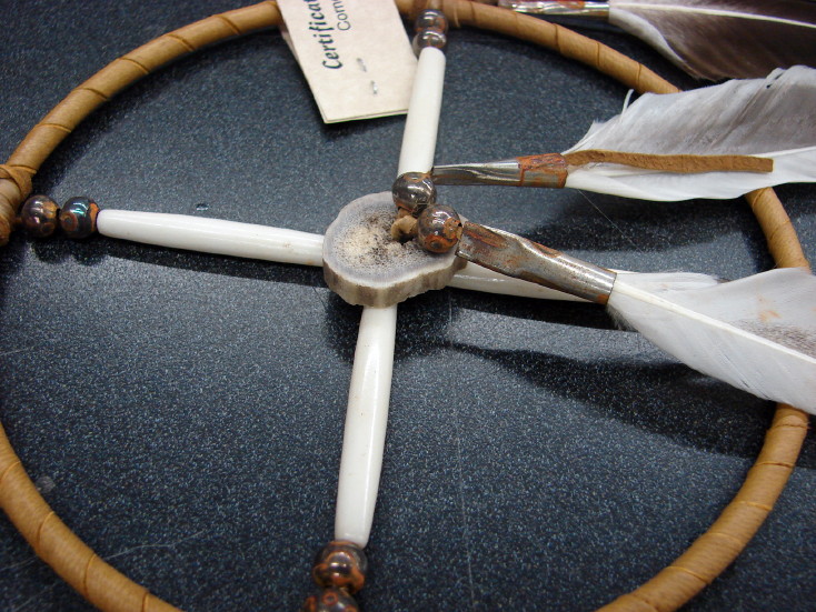 Authentic Native American Indian Navajo Medicine Wheel Circle of Life, Moose-R-Us.Com Log Cabin Decor