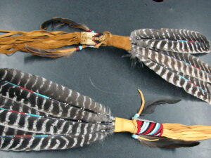 Authentic Ojibwe Navajo Native American Indian Talking Stick Healing Crystal, Moose-R-Us.Com Log Cabin Decor