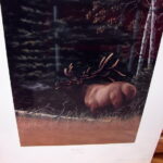 Trevor Eckhoff Reveille Bugling Elk Mountains Forest Print