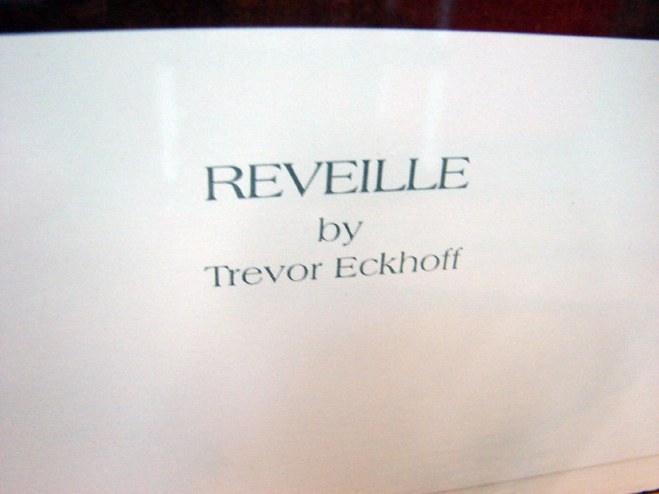 Trevor Eckhoff Reveille Bugling Elk Mountains Forest Print, Moose-R-Us.Com Log Cabin Decor