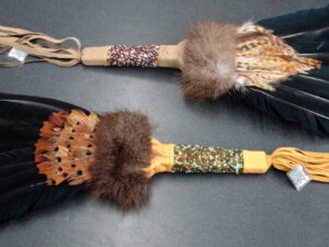 Authentic Ojibwe Navajo Native American Indian Talking Stick Healing Crystal, Moose-R-Us.Com Log Cabin Decor