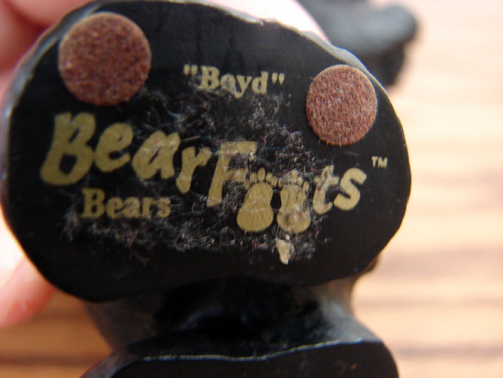 Big Sky Carvers Bearfoots Bears Jeff Fleming Boyd Small Black Bear Standing, Moose-R-Us.Com Log Cabin Decor