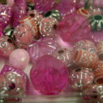 Acrylic Hot Pink Bead Kit Beading Package Luxe Spacers Cording - Image 2
