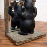 Big Sky Carvers Bearfoots Bears Jeff Fleming Atlas in Mirror Black Bear
