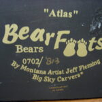 Big Sky Carvers Bearfoots Bears Jeff Fleming Atlas in Mirror Black Bear - Image 2
